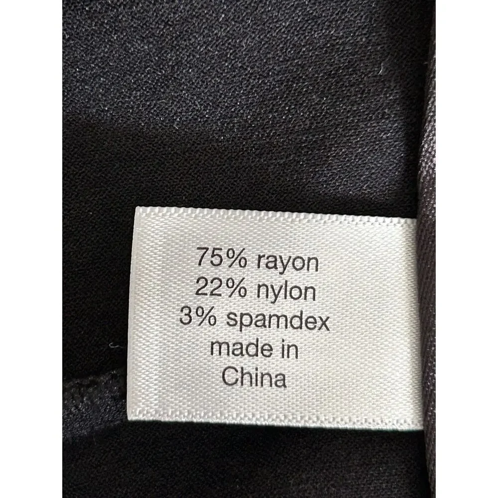 Lane Bryant‎ Shorts Womens Size 20 Black Rayon Blend High Rise Stretch Bermuda